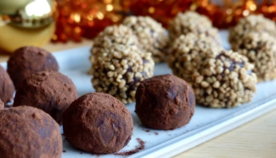 Truffes au chocolat de Cook'kin