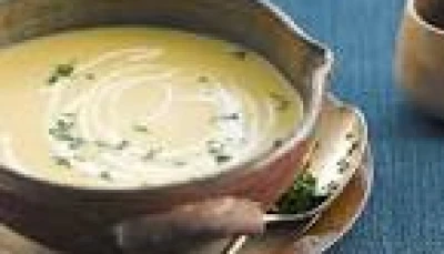 velouté d'endives au jambon et au bleu