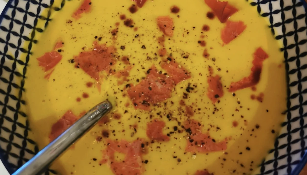 Velouté de butternut au chorizo