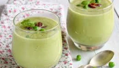 Velouté de petits pois de ma grand-mère