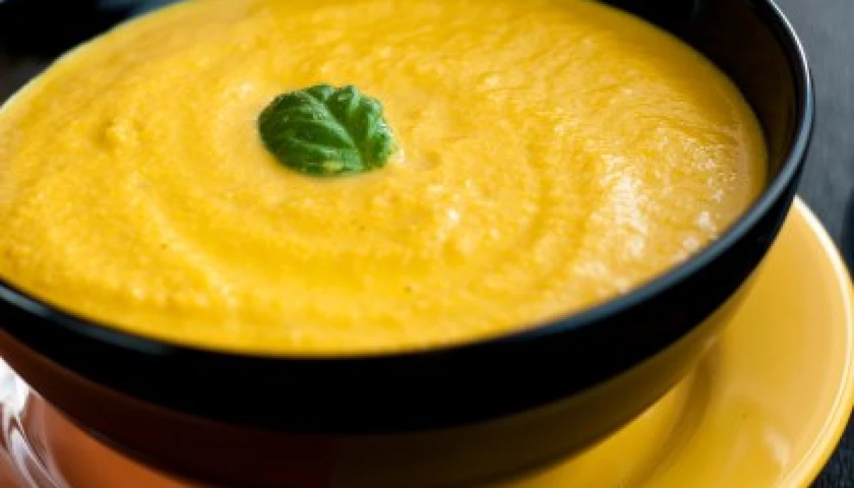 Velouté de potiron à la fourme d'ambert