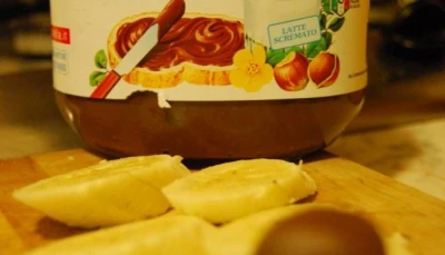 Verrine banane-nutella