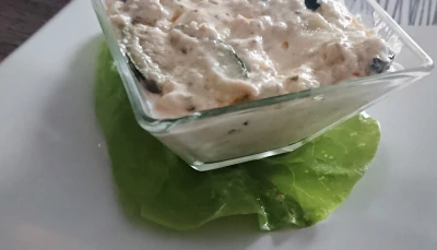 Verrine saumon-courgettes