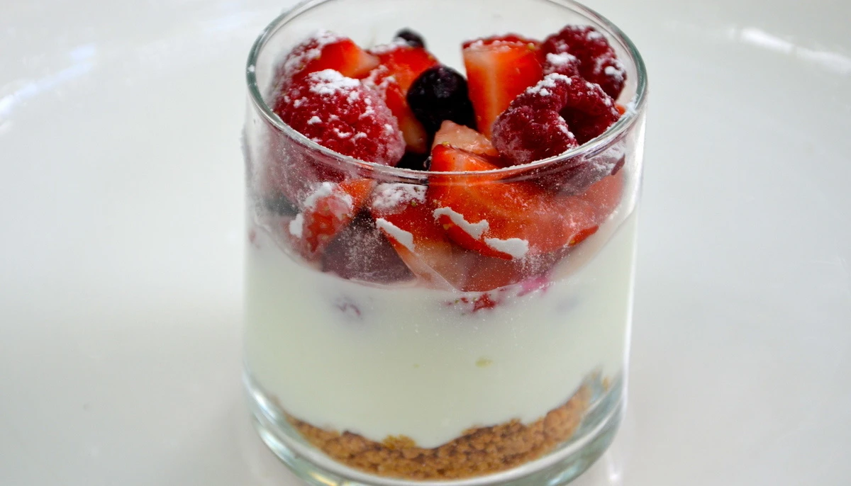 verrines aux fruits rouges