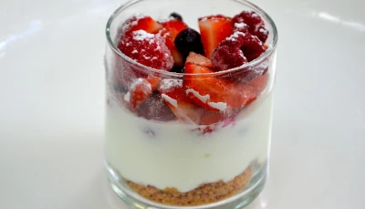 verrines aux fruits rouges