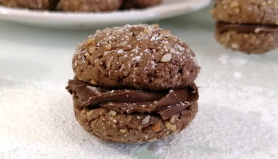 Whoopies aux noisettes