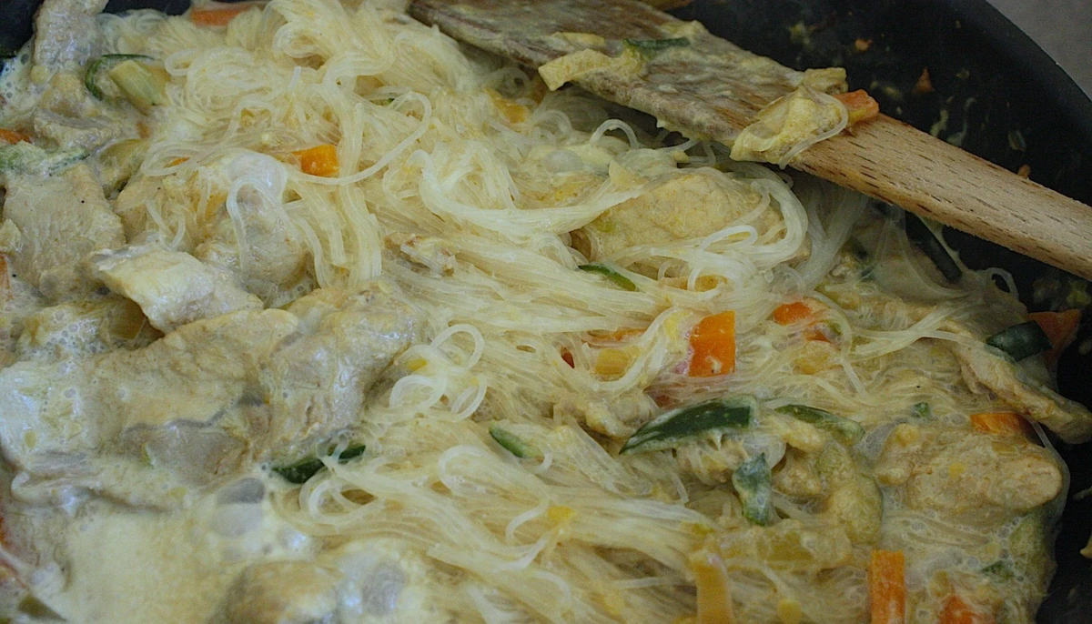 Wok au lait de coco