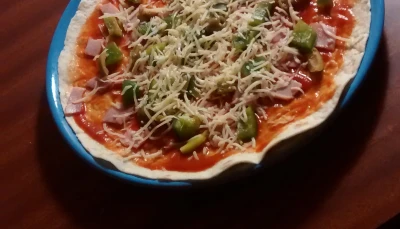 Wrap goût pizza (sans four)