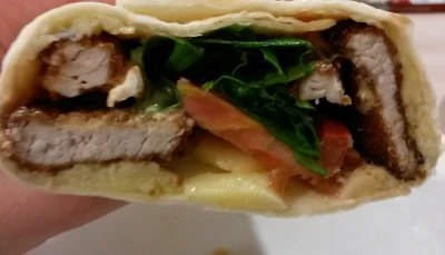 Wrap nuggets maison et bacon