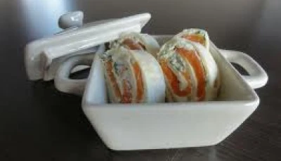 Wraps au saumon fumé