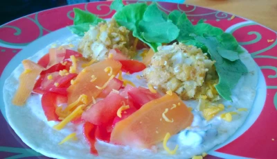 Wraps de falafels non fries ! Un vrai délice !