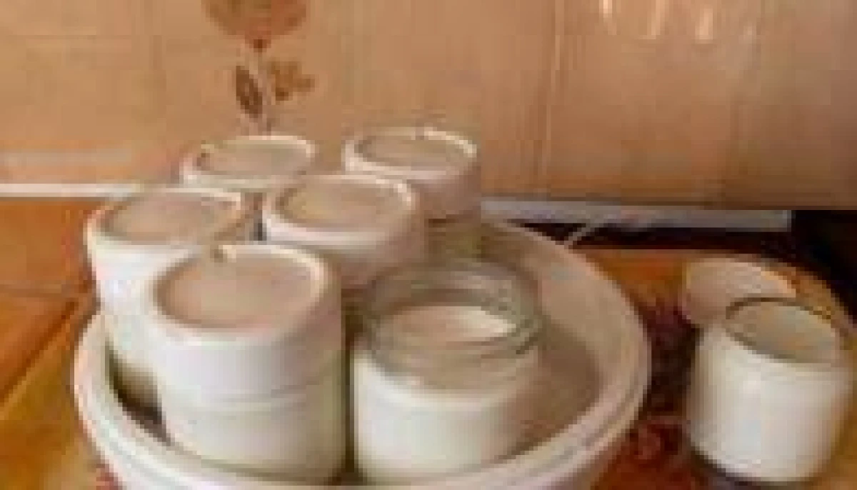 yaourt à la vanille ( avec yaoutière)