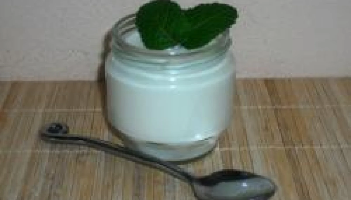 yaourt àla menthe( yaourtière)