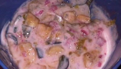 Yaourt et salade de fruits améliorés