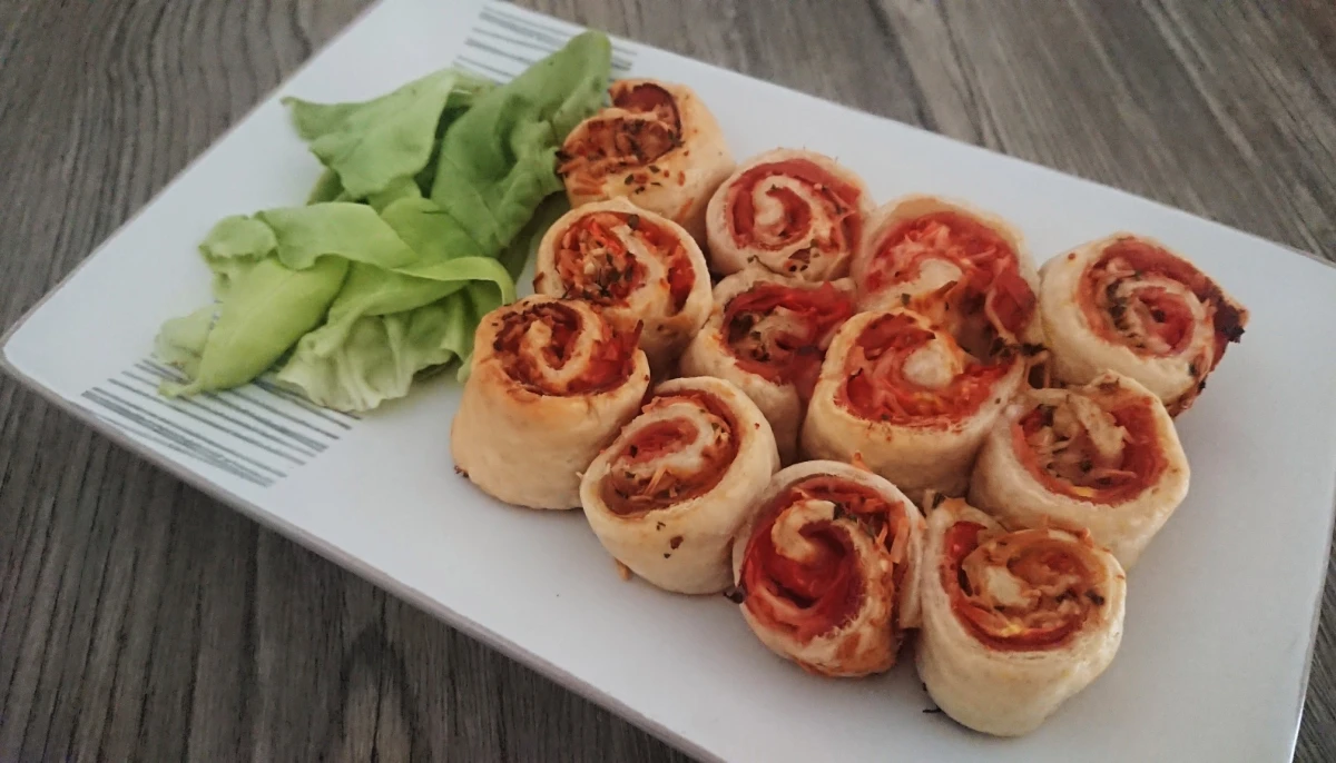 Roulés à la tomate et au jambon blanc