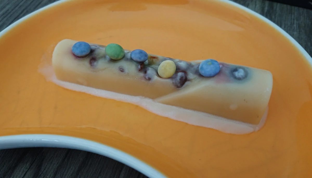 Glace vanille/smarties