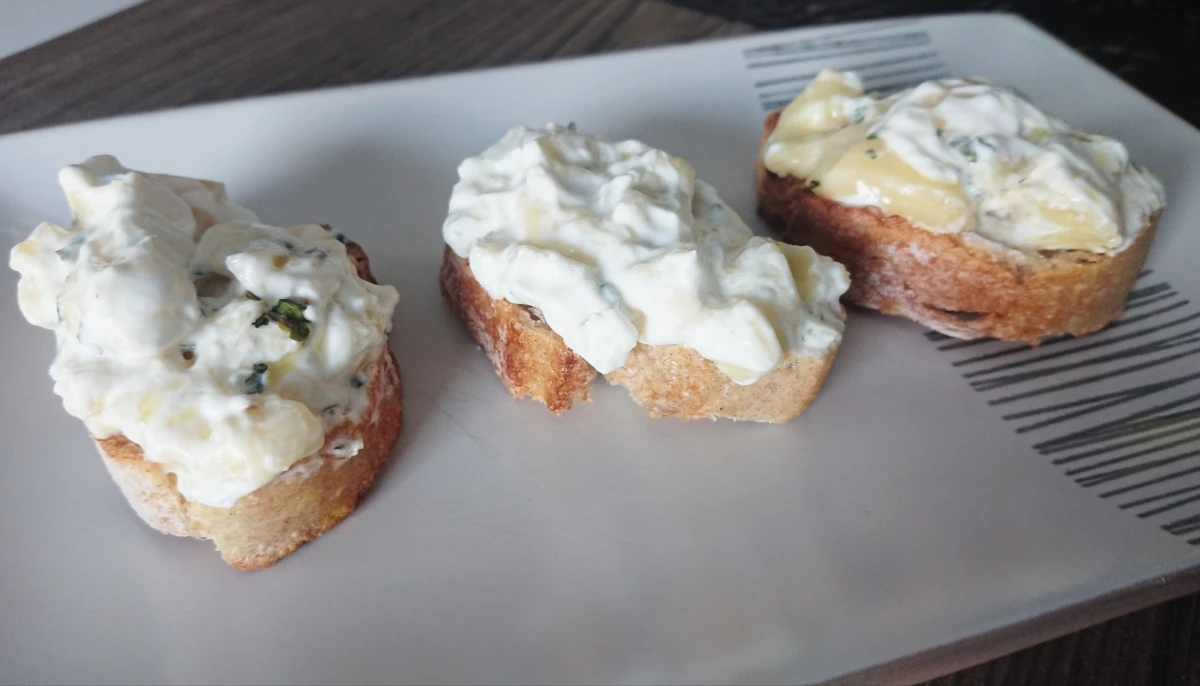 Tartines 3 fromages et pain tradition