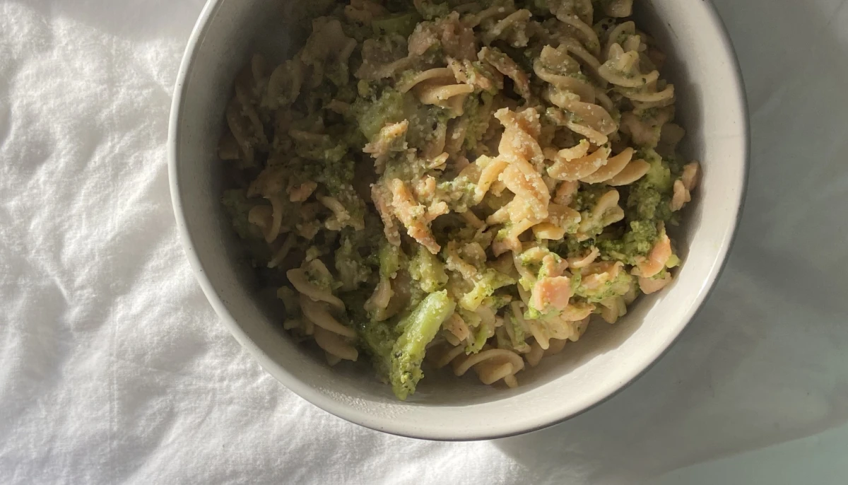 Pâtes au saumon et brocoli