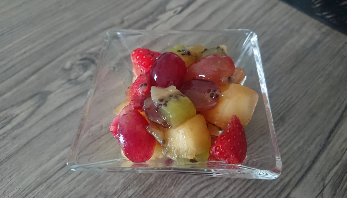 Salade de fruits colorée