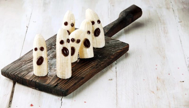 Recette d'Halloween : Banane fantôme
