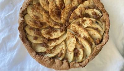 Tarte aux pommes et speculoos