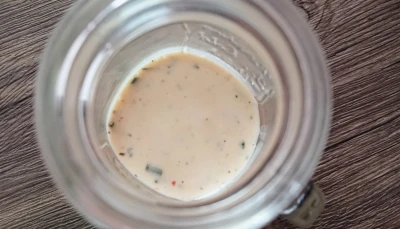Vinaigrette allégée au fromage blanc