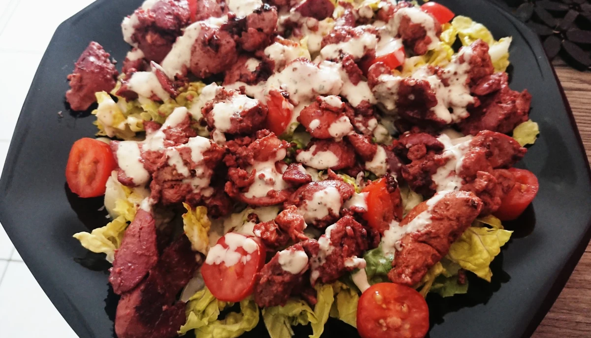 Salade de foies de volaille allégée