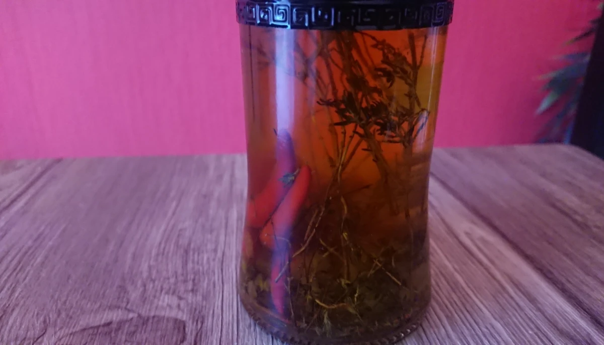 Huile pimentée citronnée