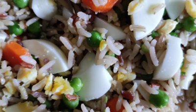 Riz cantonais végétarien