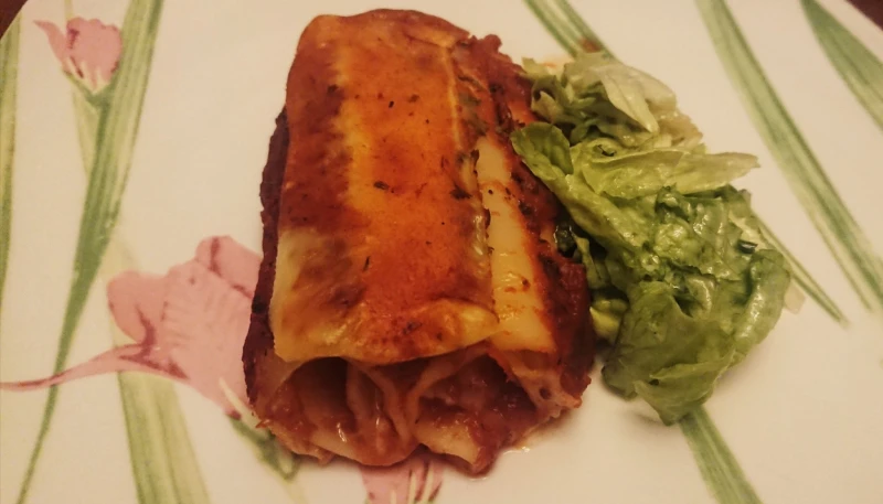 Lasagnes au jambon et edam