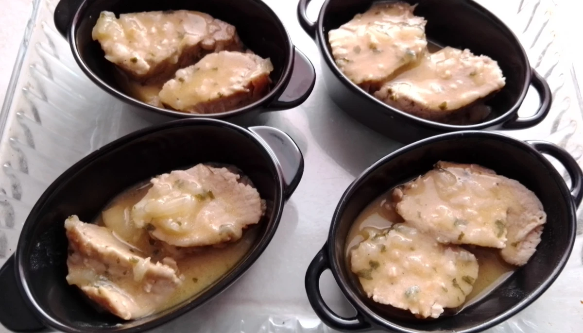 Filet mignon aux pommes et sirop d'agave