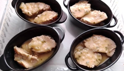 Filet mignon aux pommes et sirop d'agave