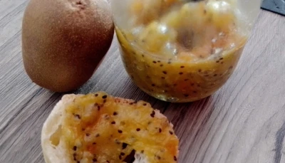 Compotée kiwi-ananas-melon