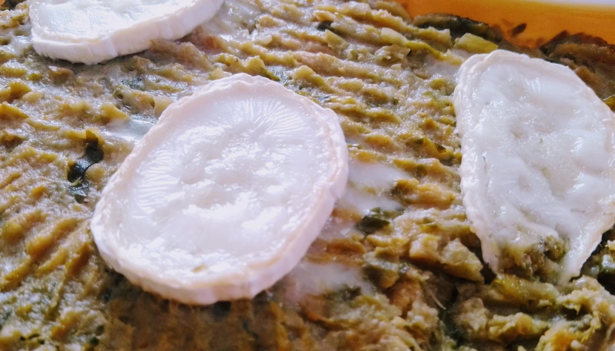 Purée de choux de Bruxelles au chèvre