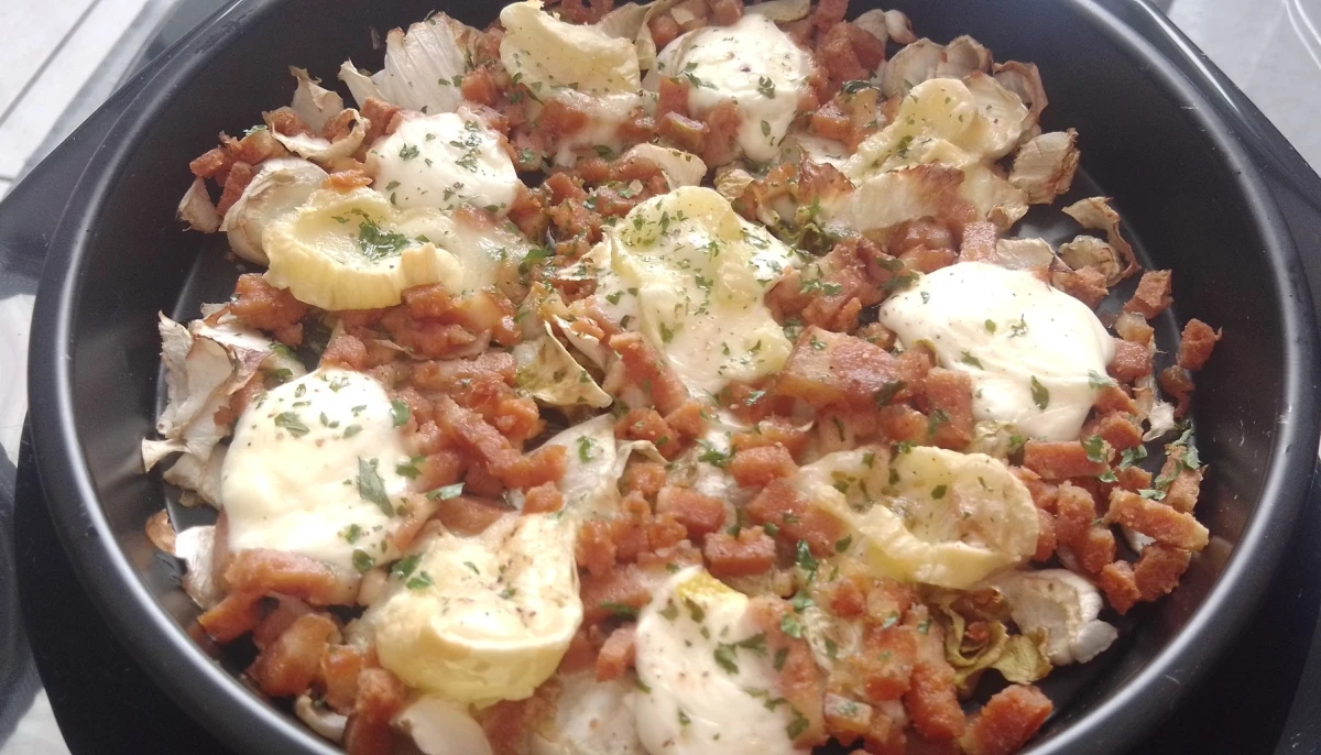 Gratin d'endives au reblochon végétarien