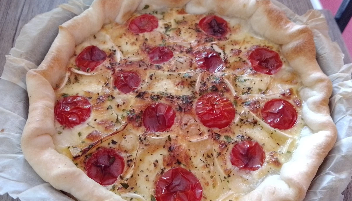 Tarte chèvre tomates cerises à l'Airfryer