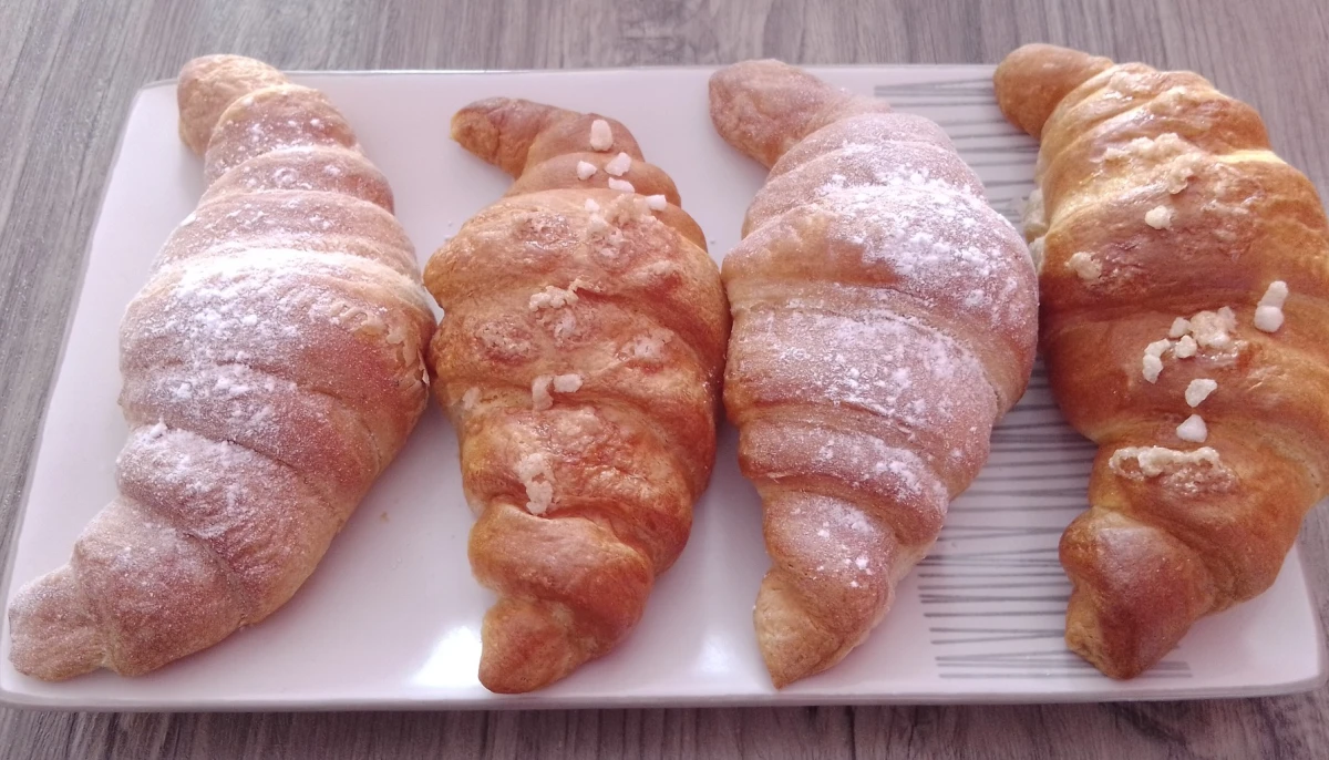 Duo de croissants sucrés