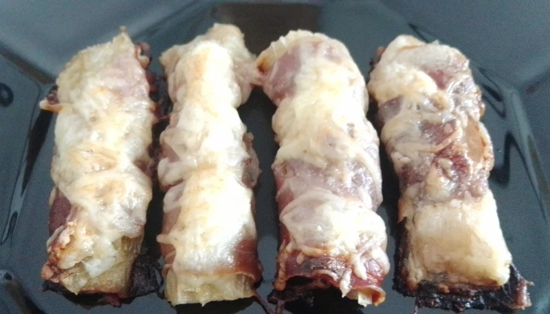 Poireaux gratinés au jambon fumé