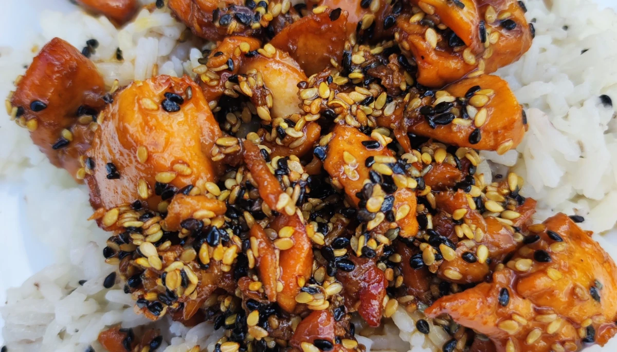 Saumon façon porc au caramel