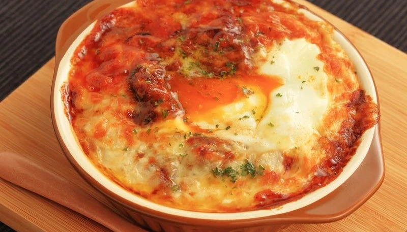 Oeuf cocotte à l'italienne