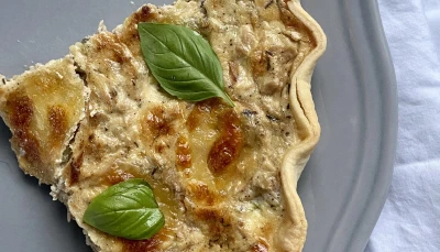 Quiche au thon et courgettes