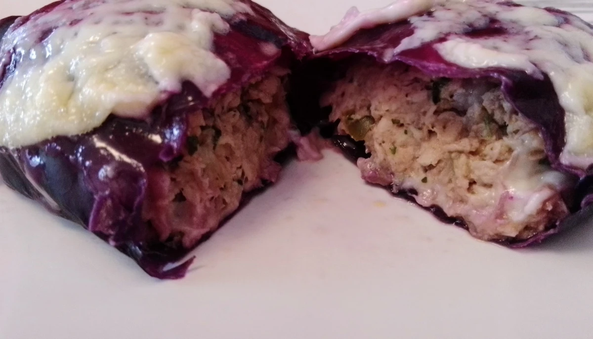 Chou farci aux deux viandes et fromage