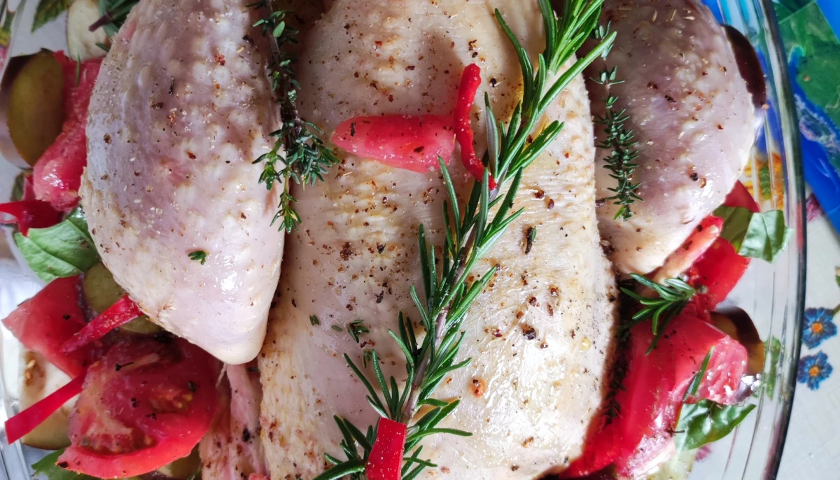 Poulet aux légumes d'été
