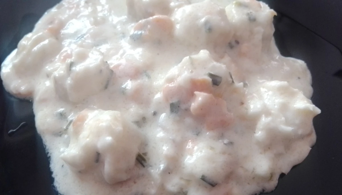 Blanquette crémeuse à la truite et au merlu