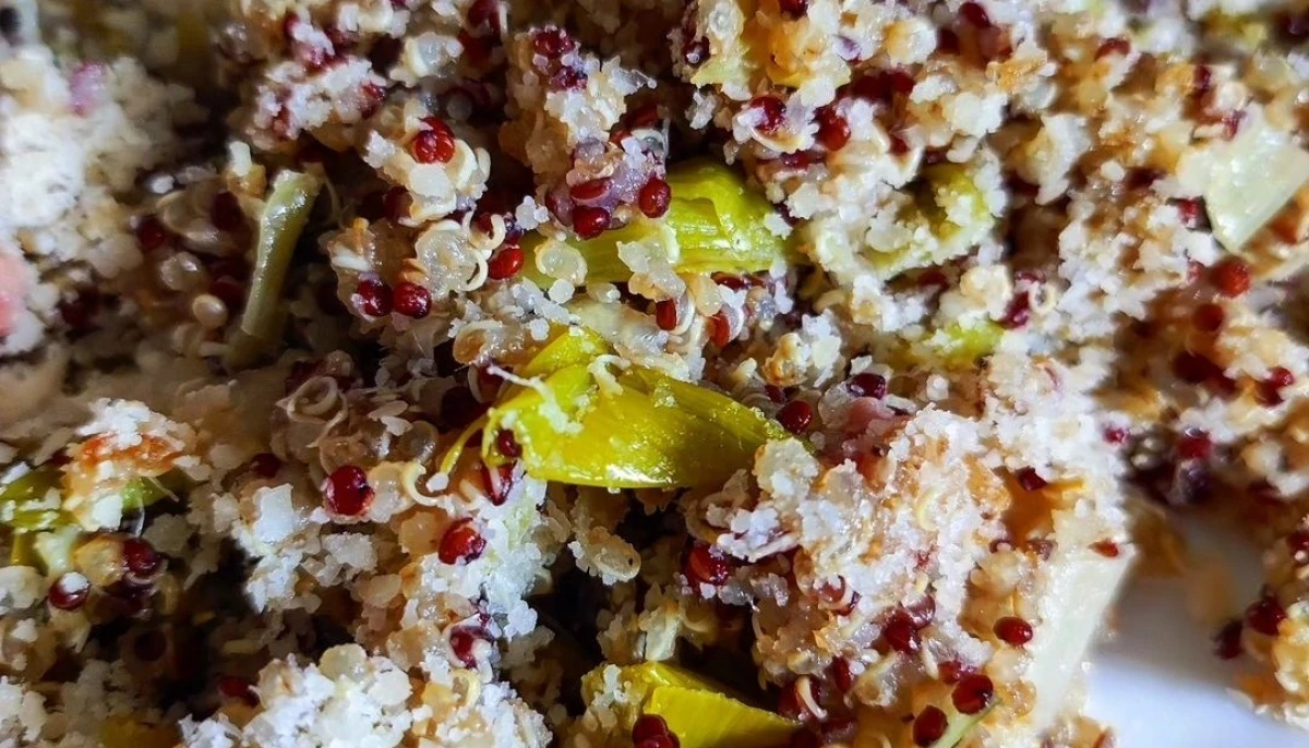 Quinoa Poireaux Lardons