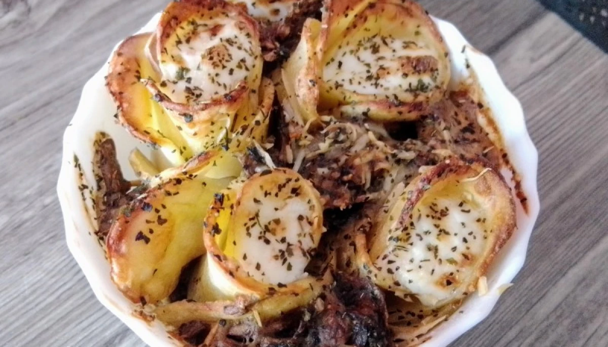 Bouquet garni aux pommes de terre et champignons
