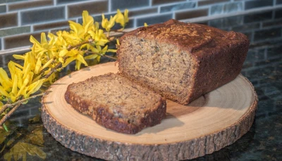 Cake aux coings et aux noix