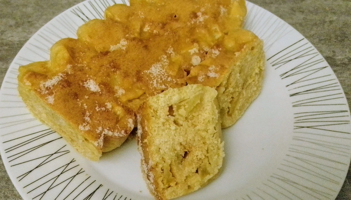 Cake aux pommes et sirop d'agave