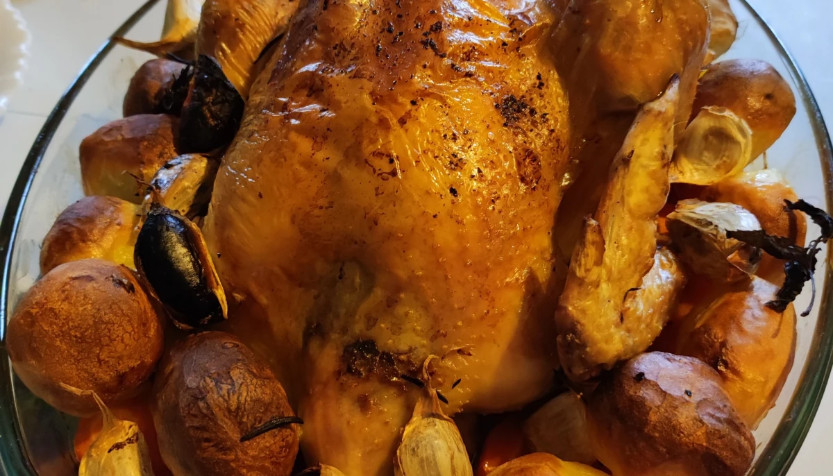 Poulet et ses pommes de terre