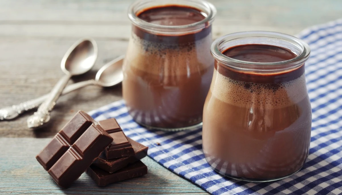 Panna cotta au chocolat